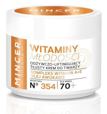 MINCER PHARMA VITAMINS OF YOUTH 70+ N˚354 NOURISHING & LIFTING CREAM RICH