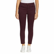 NWT Jessica Simpson High Rise Skinny Ankle Jeans Wine Tasting Size 6