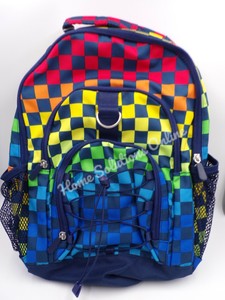 rainbow checkered backpack