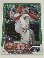 2023 Series 1 Base Green Foil #261 Martin Perez /499 - Texas Rangers