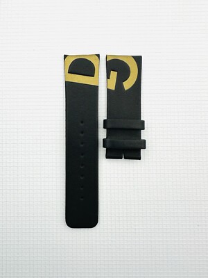 D&G WATCH STRAP, DW0035 , BROWN LEATHER STRAP, LUG 24mm , BUCKLE