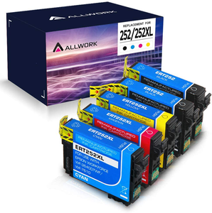 T252 Tinta Para Epson Workforce WF-7610 WF-7210 WF-7110 WF-7710 WF-3640 252  T252XL | eBay