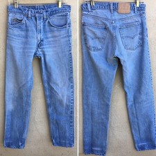Vintage Levis Jeans Orange Tab Naturally Distressed From Wear 31 X 31