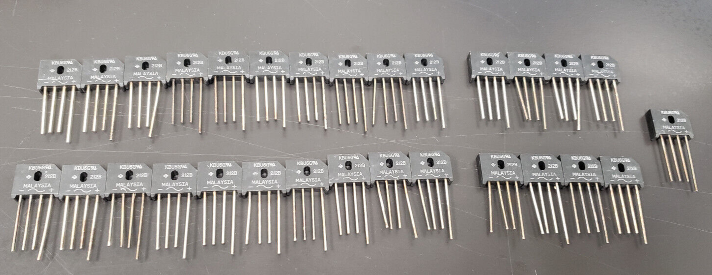 KBU6G KBU6 400V 6A Single Phase Bridge Rectifier - 29 Pcs | eBay