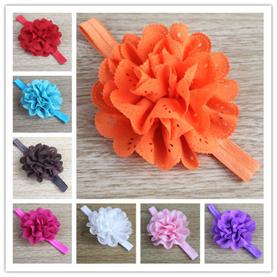 Kids Girls Toddler Baby Cute Flower Elastic Headband Hair Band Accessories