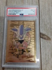Graded PSA 3 1999 Dragon Ball Z Frieza Finds Out Gold Foil Set