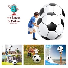 2 Pcs 40 Inch Giant Inflatable Soccer Ball Large Huge Beach Balloons Football...