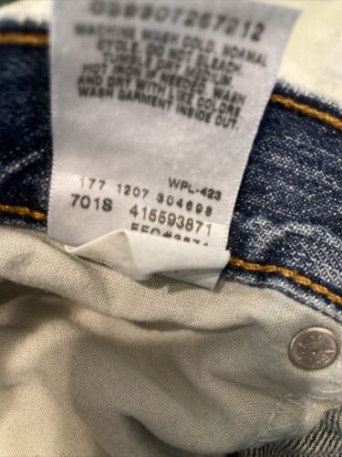 Levi's Jeans Herren 32x29 Blau 559 Relaxed Straight All Cotton Denim Etikett 34x32 - Bild 20 von 20