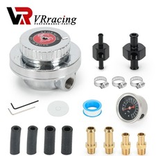 Manual Adjustable 1-5 Psi Fuel Pressure Regulator Carburetor Carb Fuel Pump Kit