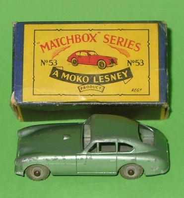 Matchbox Moko / 53a Aston Martin DB2-4 in Type B Box