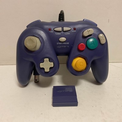 4Gamers Nintendo GameCube Indigo Controller + Memory Card - Free Post