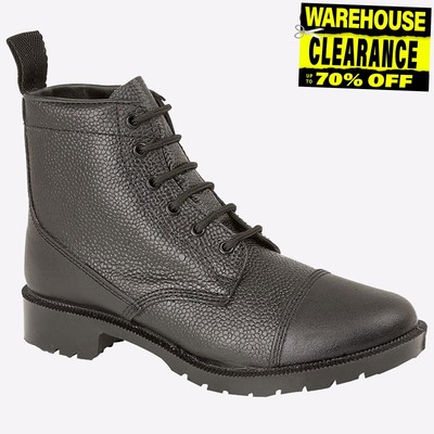 Grafters Calder Herren Leder Dress Fashion Designer Formelle Ankle Boots Schwarz