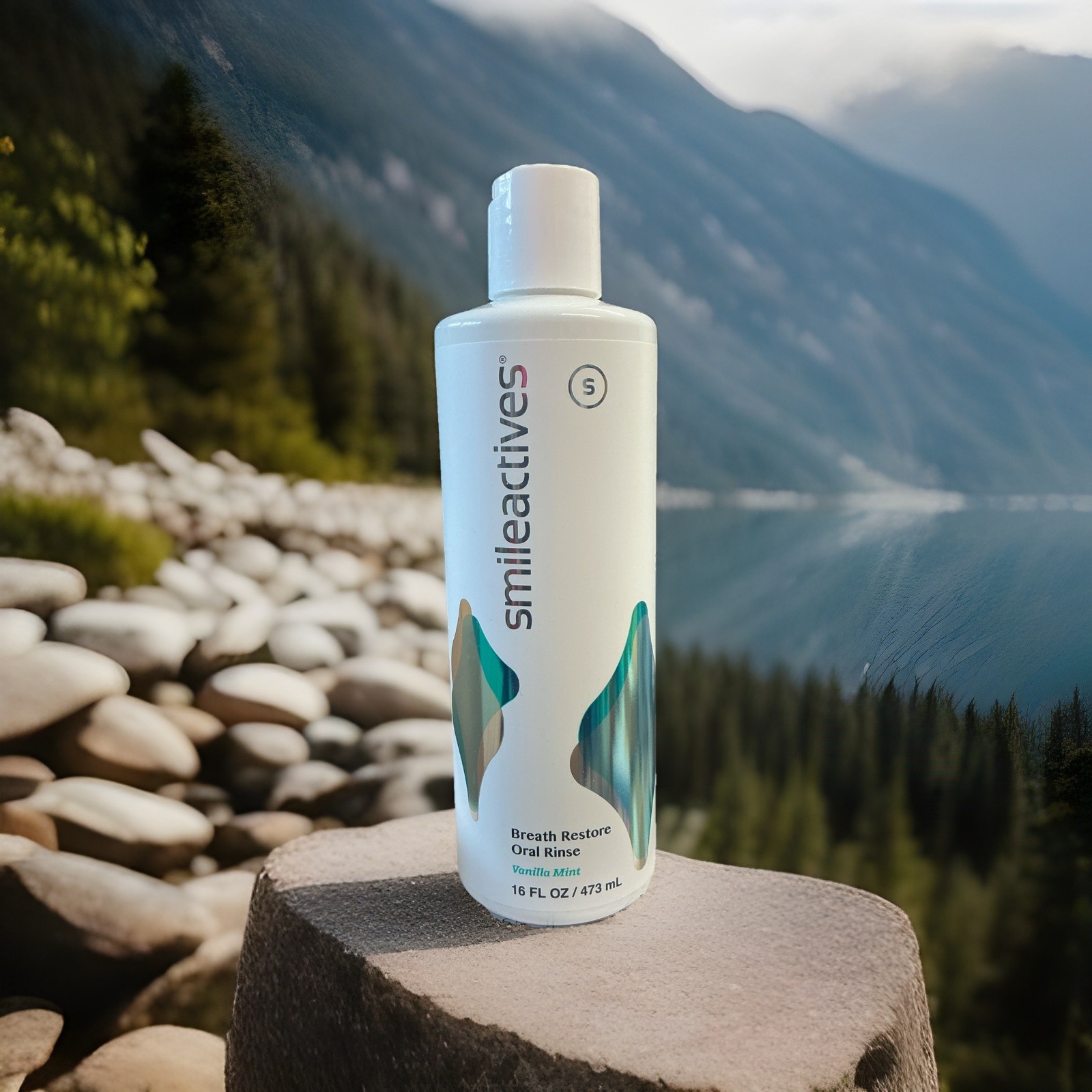 Smileactives Breath Restore Oral Rinse Treatment Vanilla Mint 16 Oz Sealed