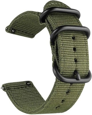 Uhrenarmband 18-24mm Nylon Canvas Woven Loop Ersatzband Verstellbar für