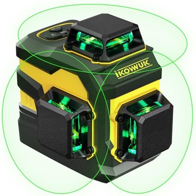 IKOVWUK Laser Level, 3x360° Cross Line Laser for Construction and Picture Han...
