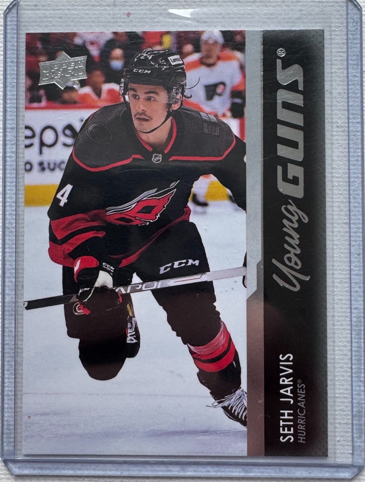2021-22 Upper Deck Seth Jarvis Young Guns #745 UD Extended Series Rookie