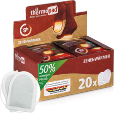 Scaldapiedi Adesivi - 20 Paia - Piedi Caldi per 8 Ore - Attivati a Contatto Con 