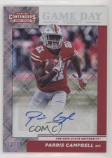 2019 Contenders Draft Picks Game Day Ticket 12/15 Parris Campbell #20 Auto 2k5