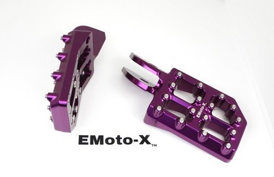 EMoto-X Purple Foot Pegs For Eride Pro SS CNC Aluminum Upgrade Pegs