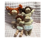 Vintage lot of 4 Cabbage Patch Kids Dolls Lot#7