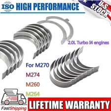 Fit For M270 M274 M260 2.0L Turbo I4 Engines Connecting Rod And Main Bearing USA