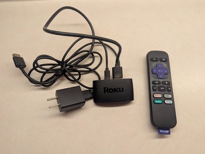 Roku Express 3930X HD Digital Media Streamer w/ Remote, Cables - Complete Tested