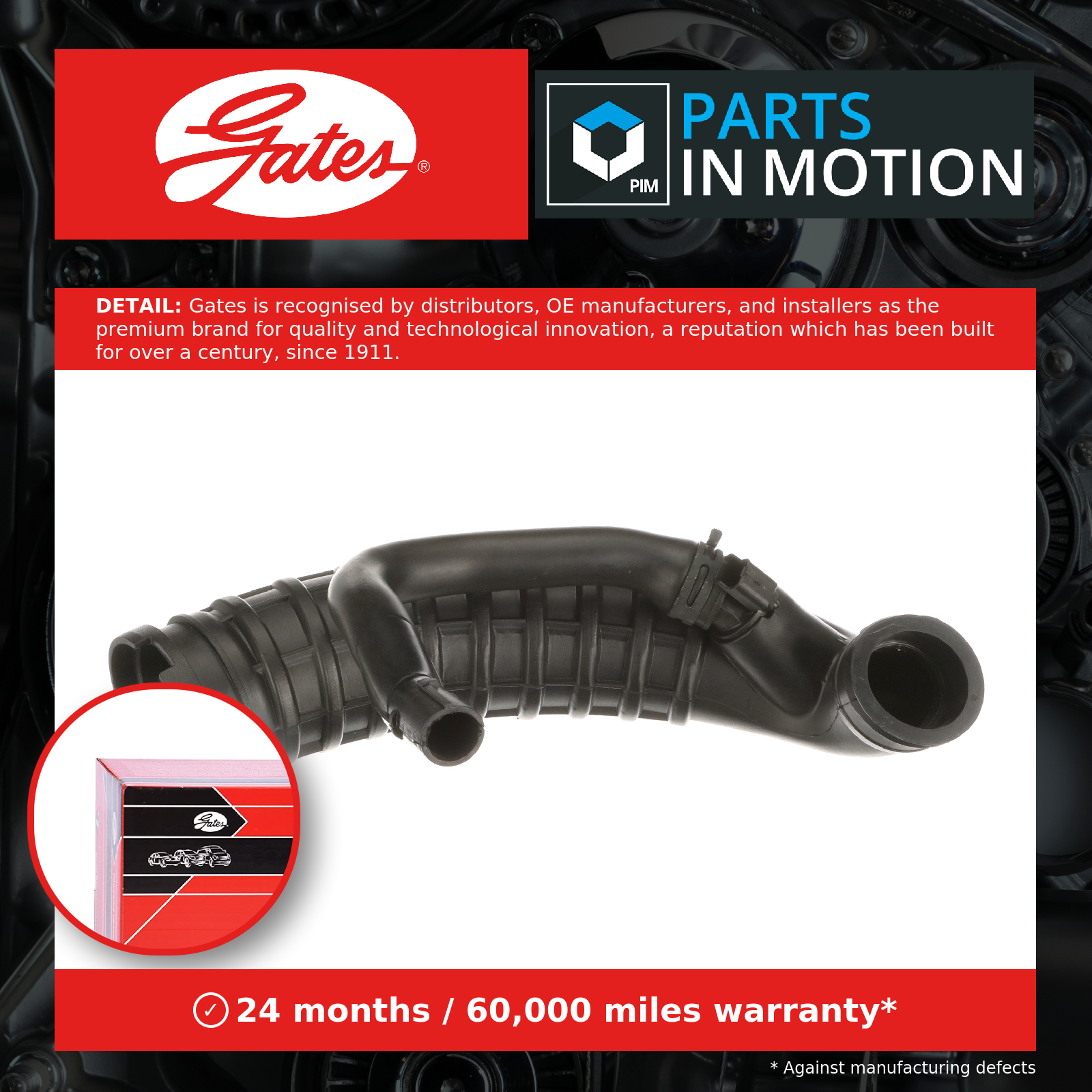Air Filter Hose ANTK1094 Gates Pipe 13717555784 Genuine Top Quality Guaranteed - Image 4