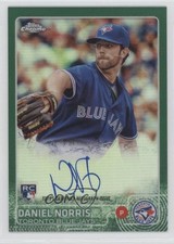 2015 Topps Chrome Rookie Green Refractor 40/99 Daniel Norris #AR-DN Auto 0b0
