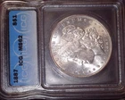90% BULK SILVER, 1887 Morgan Dollar