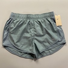 Nike Women Medium x 3" Dri-FIT Tempo Mid-Rise Brief-Lined Running Shorts Gray
