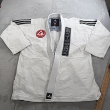 Adidas Performance Equipe GB Gracie Barra Jiu-Jitsu Gi Adult Unisex A3 White