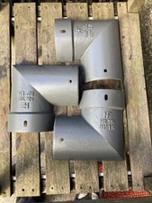 Hargreaves foundery Cast Iron Gutter 90 Degree half round 115mm Corners