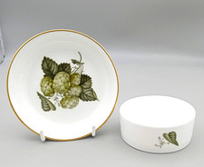 Royal Worcester Mathon - 2 Trinket Dishes - The Worcester Hop
