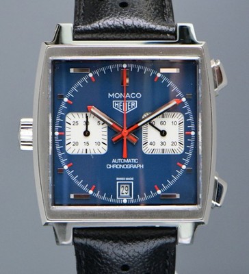 TAG HEUER  -  STEVE MCQUEEN MONACO CALIBRE 11 AUTOMATIC CHRONOGRAPH
