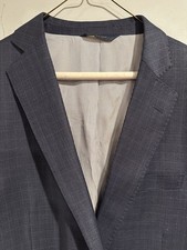 Brooks Brothers 42R Explorer Blue Regent Fit Wool Blend Blazer Jacket Stretch
