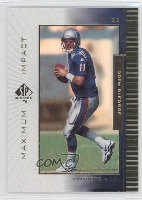 1999 SP Authentic Maximum Impact Drew Bledsoe #MI8 0c4