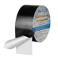 Tent Repair Tape, Black Tape Heavy Duty, Weatherproof Resistant - Instant Fix fo