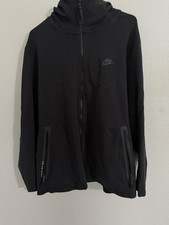 NIKE TECH PACK FULL ZIP HOODIE MEN'S 2XL XXL LIGHT USE black - AA3784 010 READ