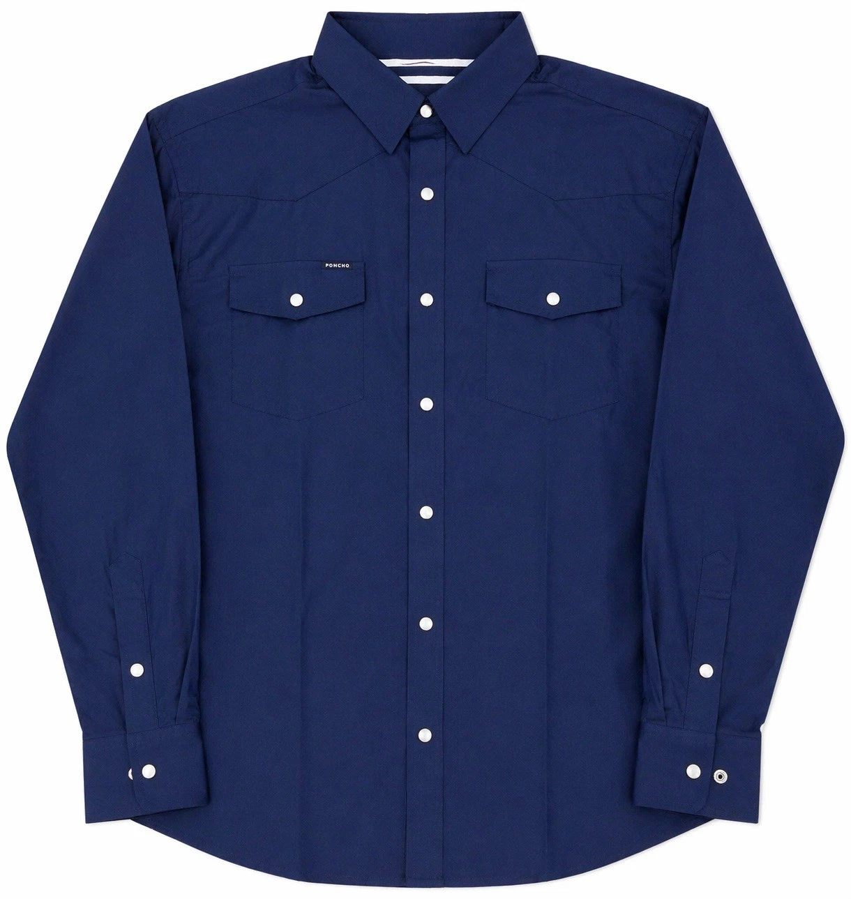Poncho Men’s Pearl Snap Shirt The Pacifico Long Sleeve Blue Size Small Slim Fit
Opens in a new windo