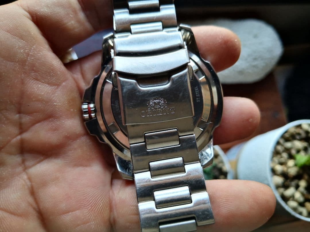 Orient M-Force Red Dial Automatic Diver Watch 200… - image 5