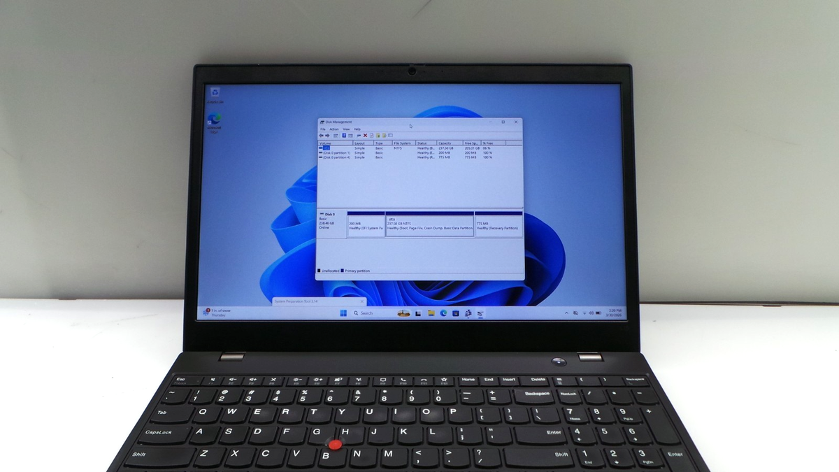 Lenovo ThinkPad L15 Gen 1 15 i5-10310U 16GB RAM 256GB SSD WIN 11 Pro Grade A