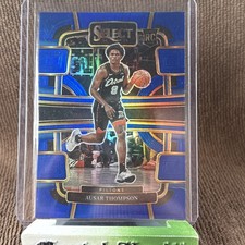 2023-24 Panini Select - Concourse Ausar Thompson #95 Blue Prizm (RC)