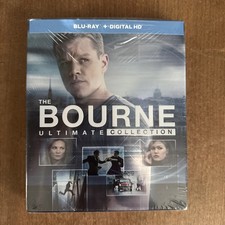 THE BOURNE ULTIMATE COLLECTION 4-MOVIE 5-DISC BLU-RAY DIGITAL HD SET Sealed