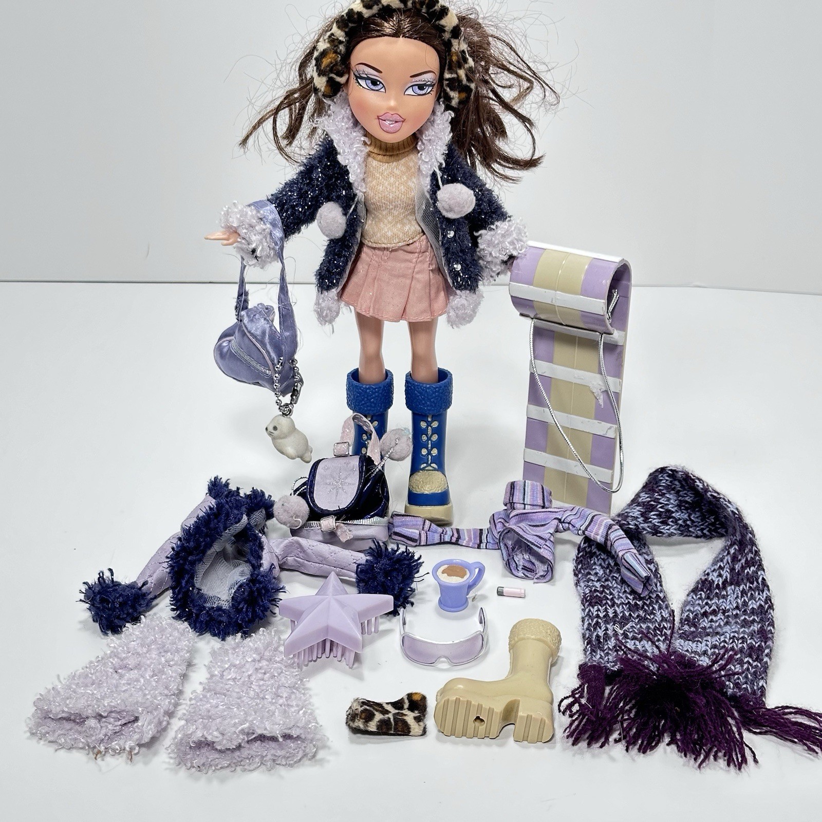 Bratz Wintertime Wonderland Dana Doll 2003 Near Complete