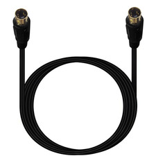 S-Video Cable Mini Din 4-Pin S Video Cable Male to Male Gold Plated Connector fo