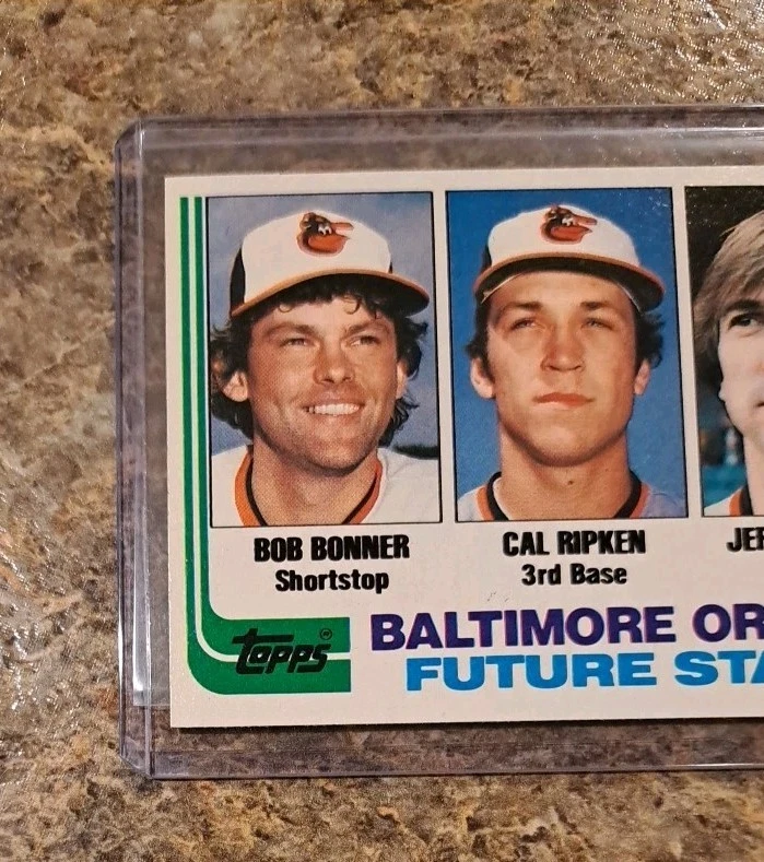 (7) Cal Ripken 1982 Topps Rookie card RC 1983 1984 Donruss Fleer 1985 Orioles  - Image 3 of 4