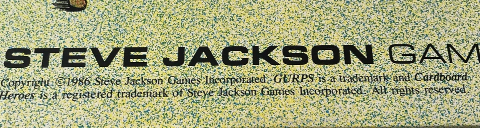 VTG 1986 GURPS Basic Set (2E) Role Playing RPG Game Steve Jackson - UNCUT -100% - Image 4 of 4