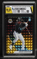 2021 Mosaic Rookie Choice Black Gold Prizm 8/8 Jesus Sanchez #265 HGA 9 MINT v7j