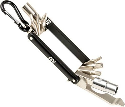 Meinl Stick & Brush Drum Key Multi-Tool Tech Kit - 5 Sechskant-Treiber Philip...