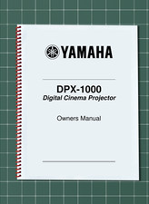 Yamaha DPX-1000 &mdash; Owners Manual User Guide Instructions &mdash; 45 Pages &mdash; USA Made